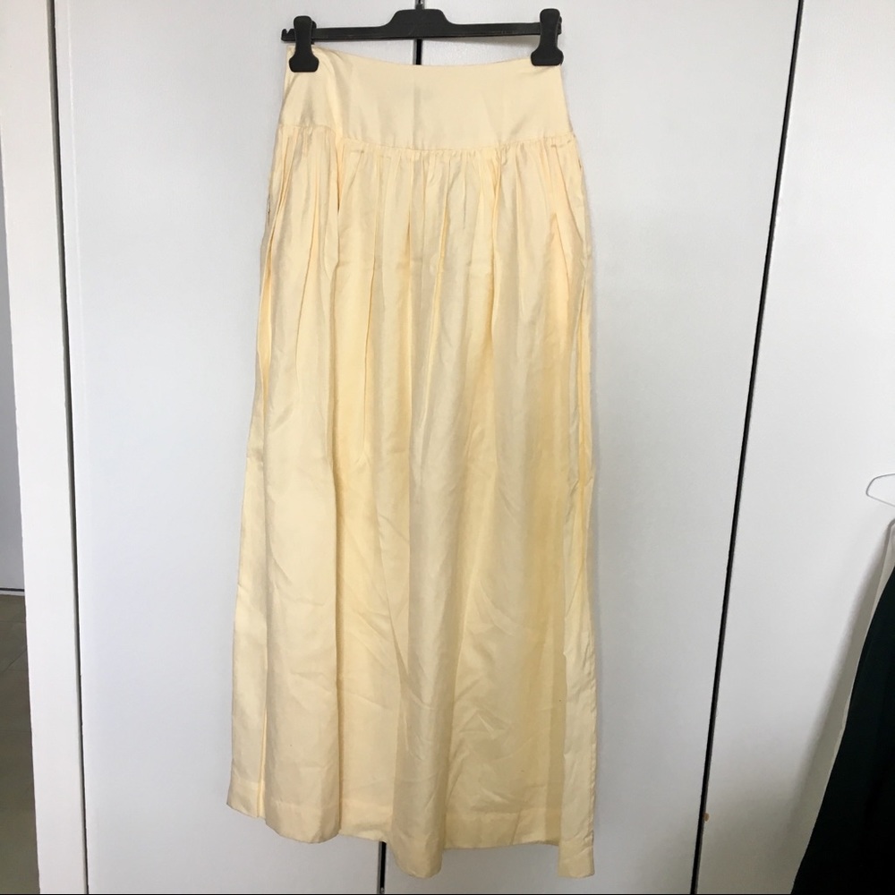 Milly maxi skirt brand new size 4 ivory white